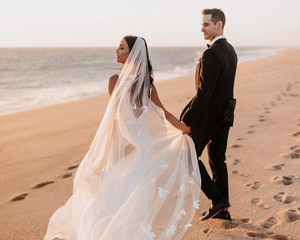 Tips for Walking Gracefully in a Cathedral Length Veil