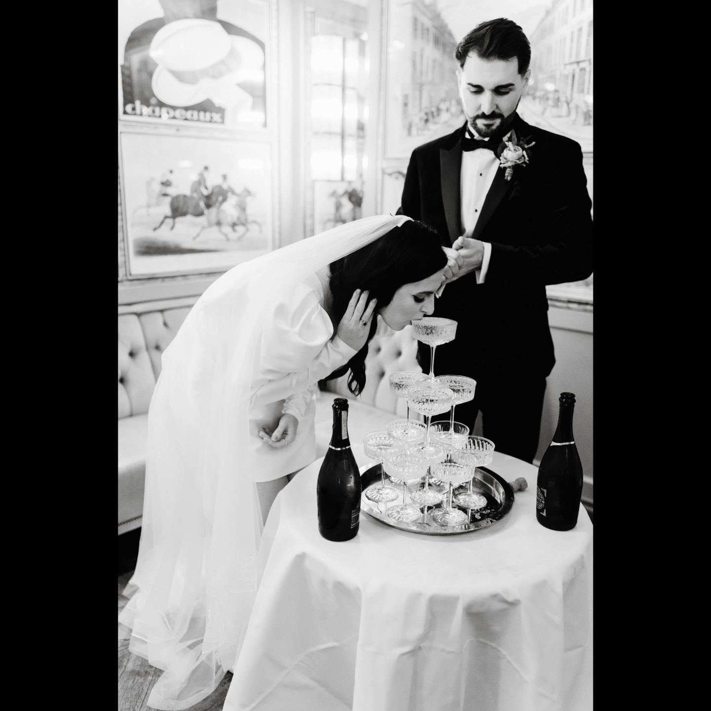 Beautiful moment of an wedding couple