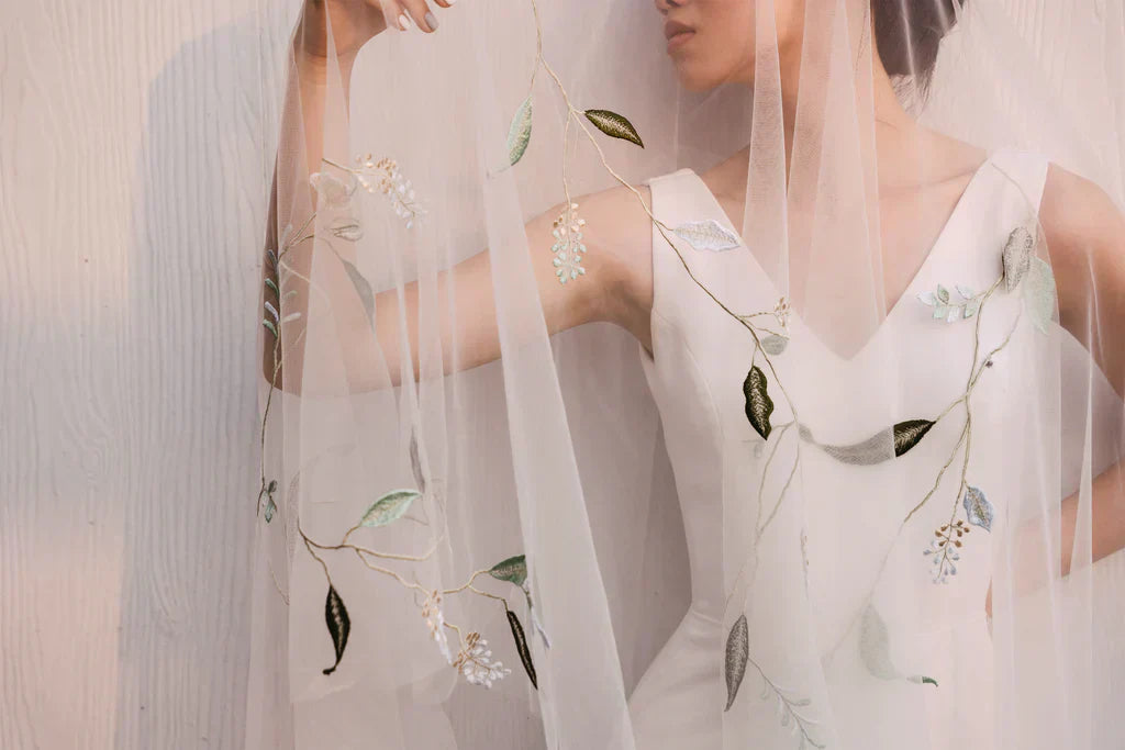 2025’s Hottest Bridal Trend: Colourful Floral Veils for the Modern Bride