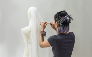 The Wedding Veil Manufacturing Process at Tara Bridal