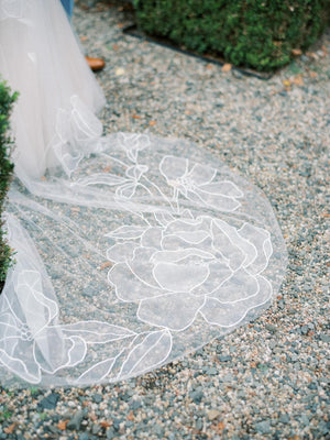 The Symbolism of Floral Motifs in Wedding Veils: What Your Blooms Say About You