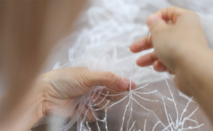 From Sketch to Reality: How Embroidered Veils Are Made