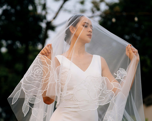 The Art of Embroidery: How Intricate Details Make Every Bridal Veil Unique