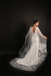 KAITIE | Chapel organza floral cape