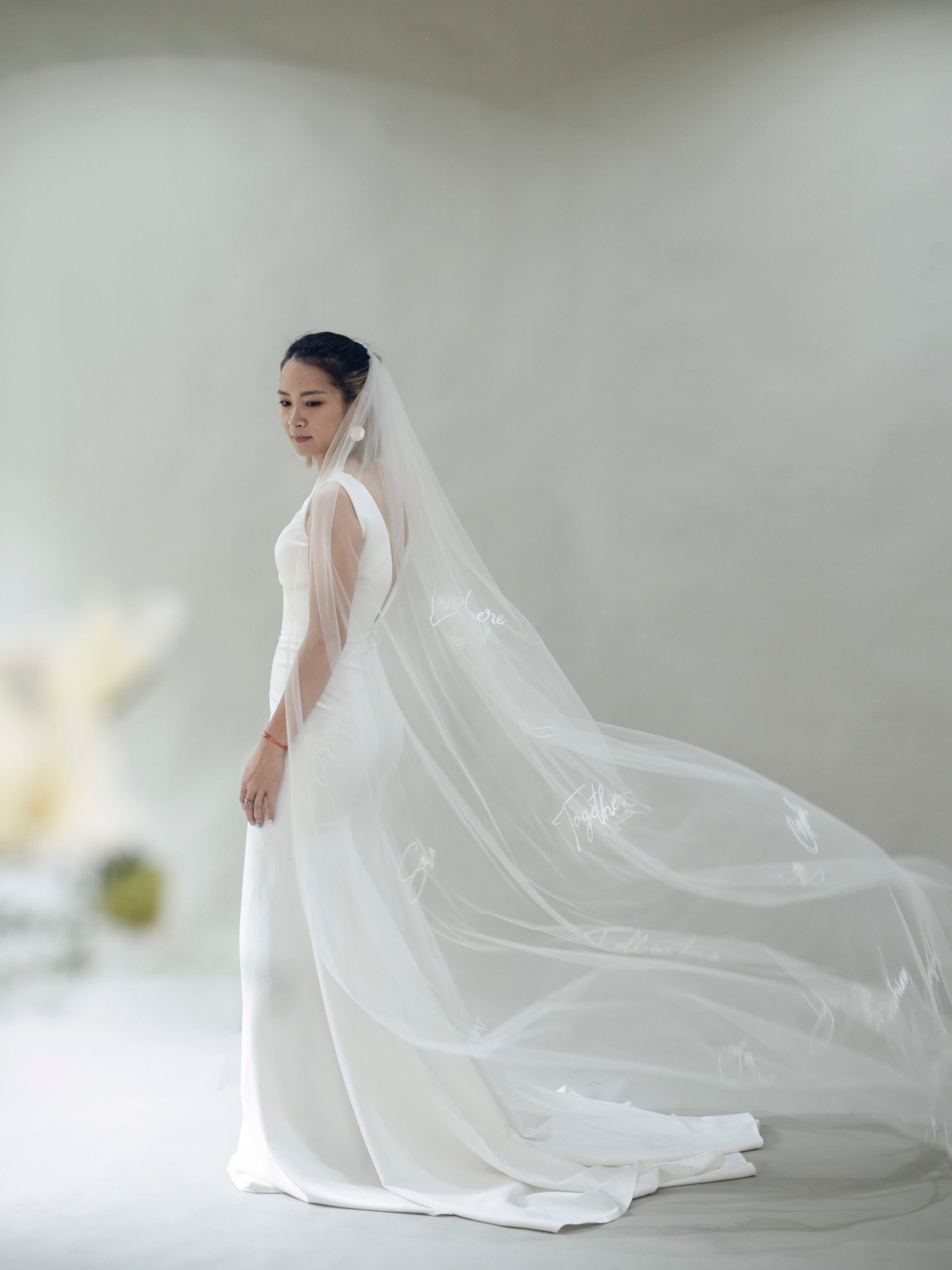 ARIS | Embroidered veil
