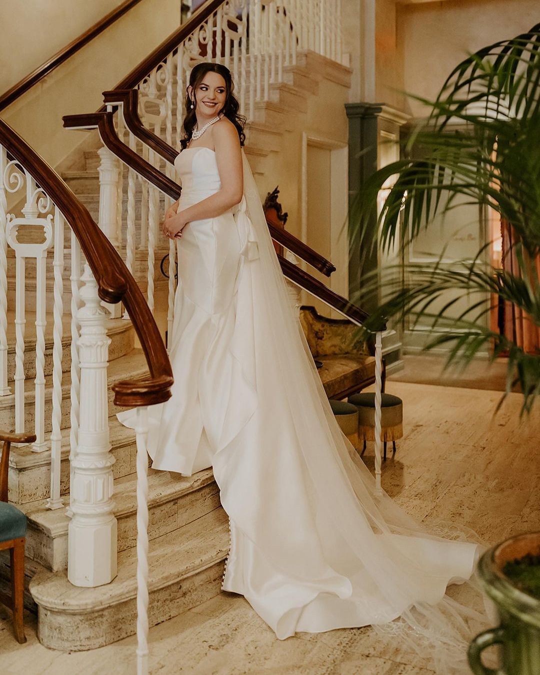 CASSANDRA | Beaded floral wedding veil