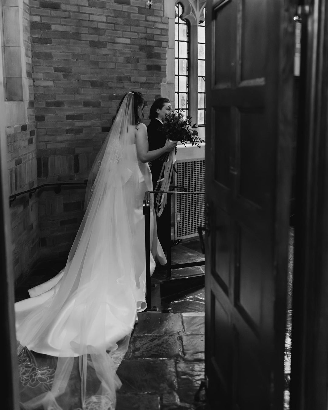 CASSANDRA | Beaded floral wedding veil