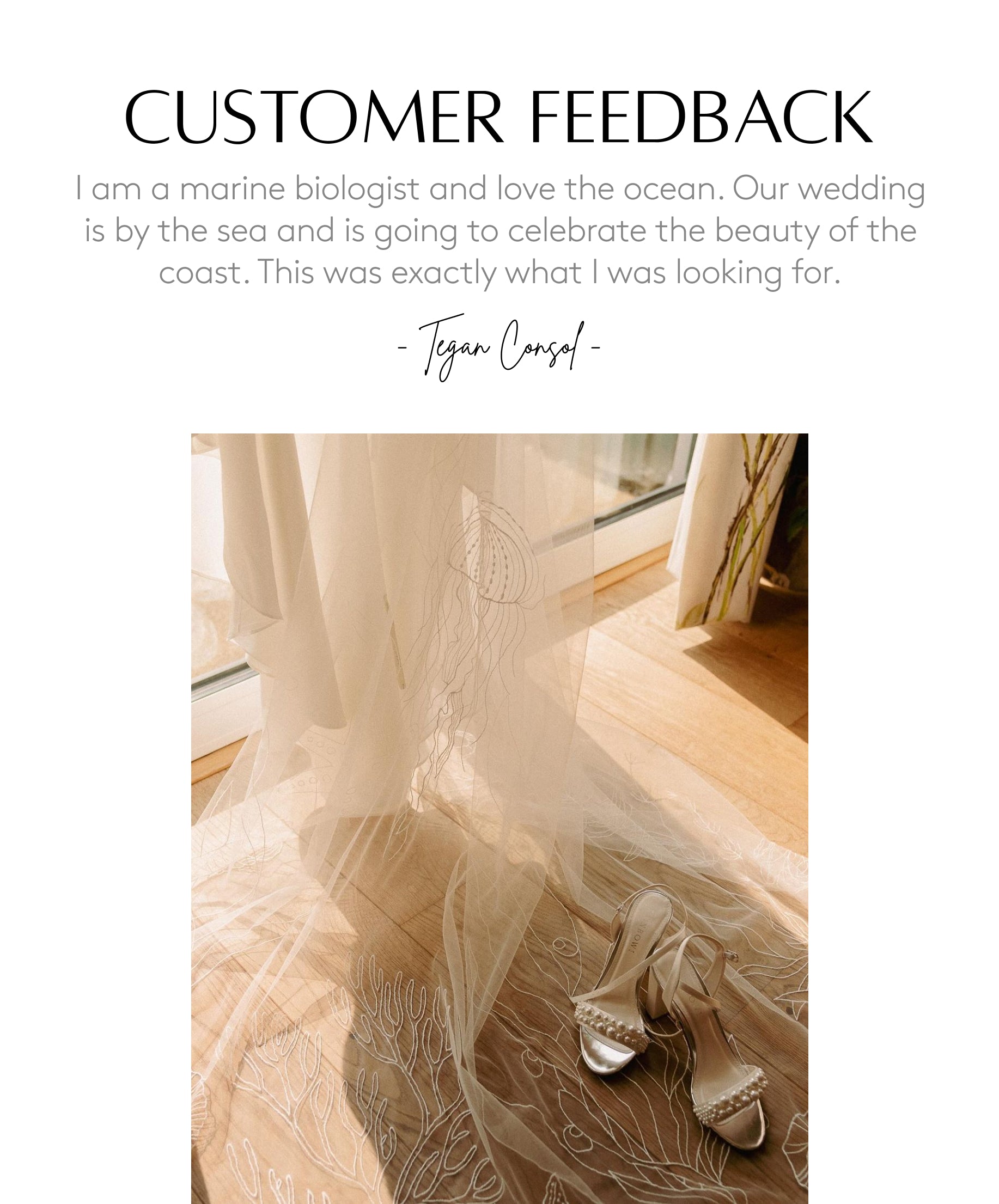 customer feedback on Bespoke_veil