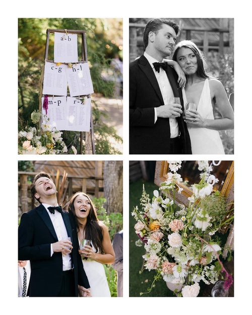 A botanical garden rustic warm and intimate wedding