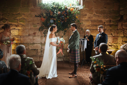 Romantic castle wedding