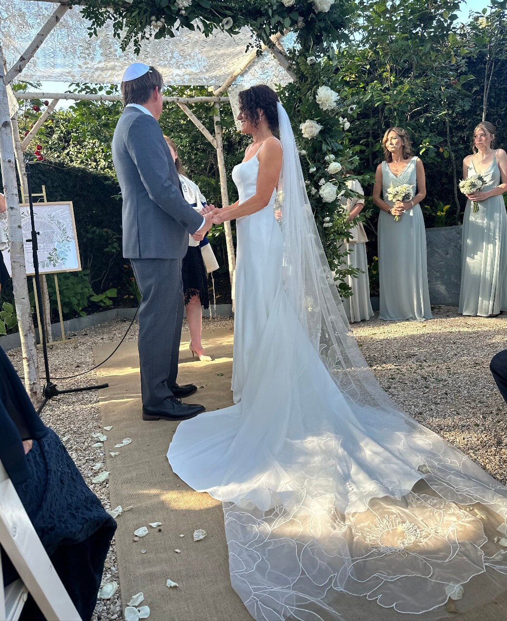 A veil to remember my dear mom Toni